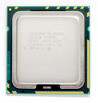China Gigahertz 6,40 GT/S QPI - LGA1366 CPU 12M Server XeonX5680 SLBV5 Pufferspeicher-3,33 für den Desktop distributeur