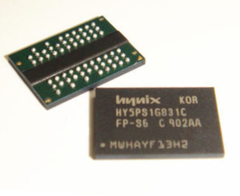 China HY5PS1G831CFP-S6 DDR D-RAM beweglicher Flash-Speicher-Chip 128MX8 0.4ns CMOS PBGA60 usine